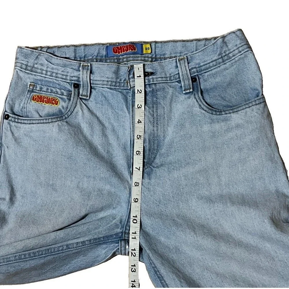 Empyre Relax Loose Fit Baggy Skater Jeans Boys 29 Light Wash Denim